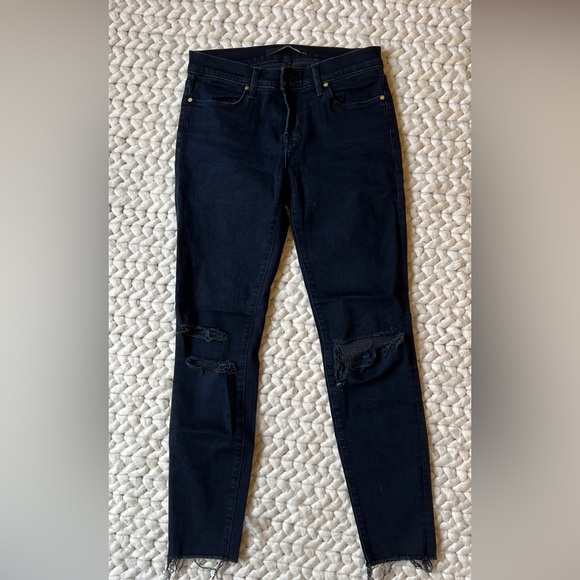 J Brand Cropped Skinny (stretch) Premium Denim Jeans - 26 - Picture 3 of 5